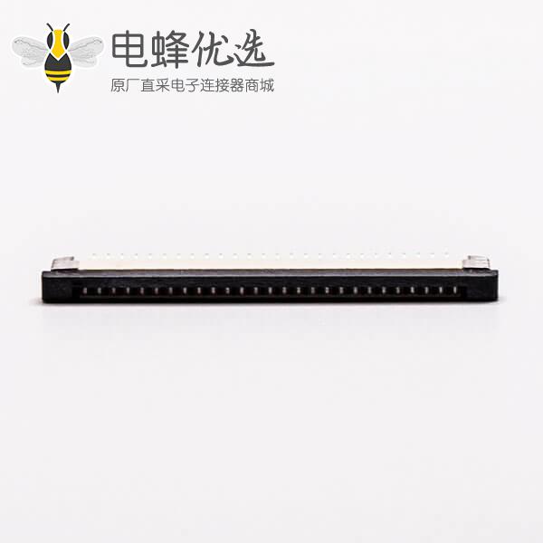 ffc/fpc扁平软排线插座封装1.0PH抽屉式上接2.0H