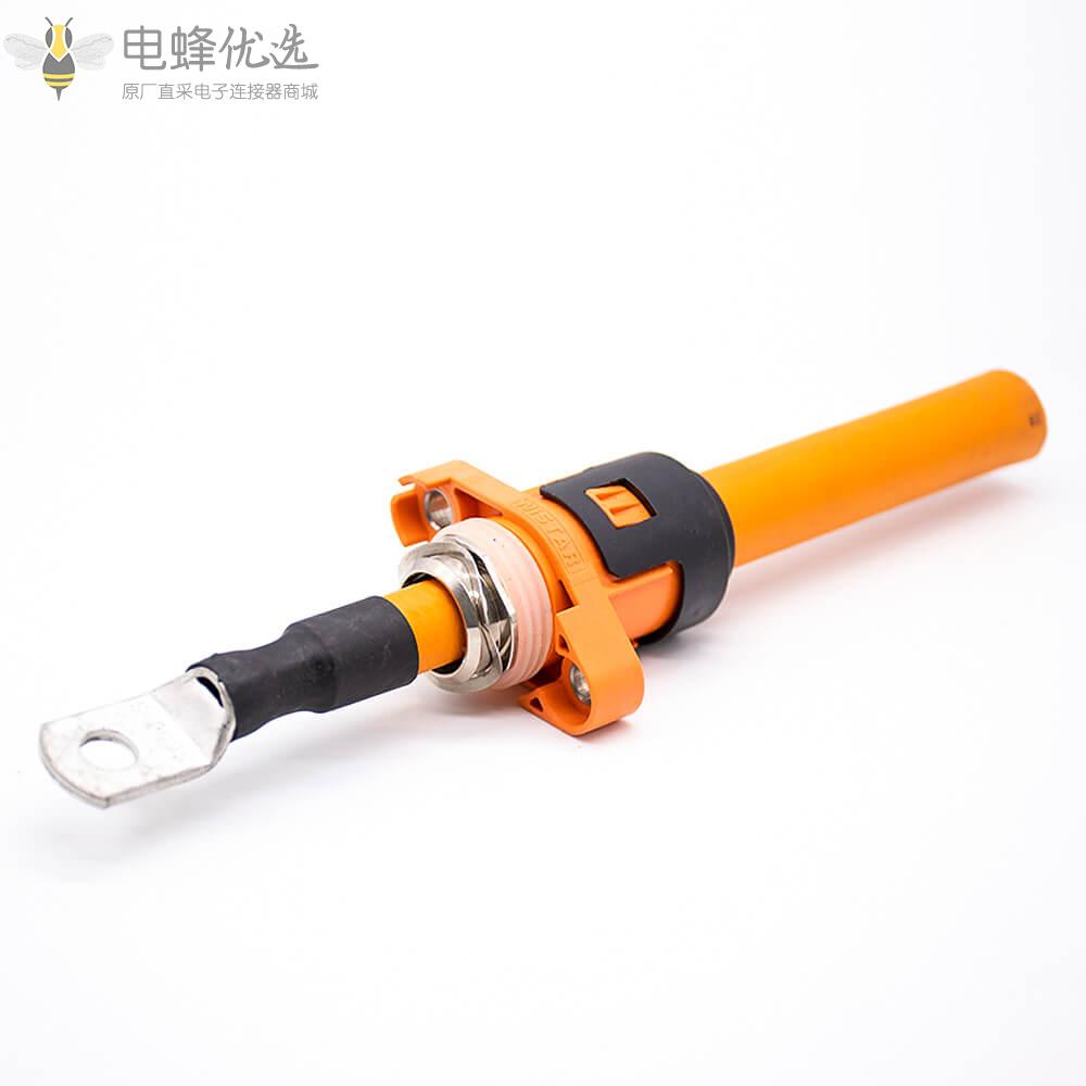 高压RPT连接器1芯面板安装125A用于EV电缆25mm&sup2;厂家定制