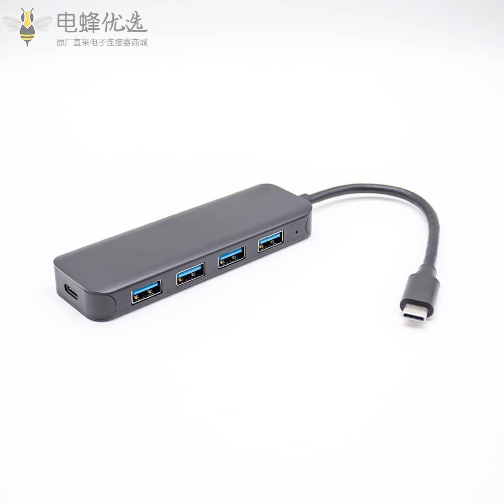 3.1_USB超薄数据集线器多功能3口C型集线器Type_c_PD集线器