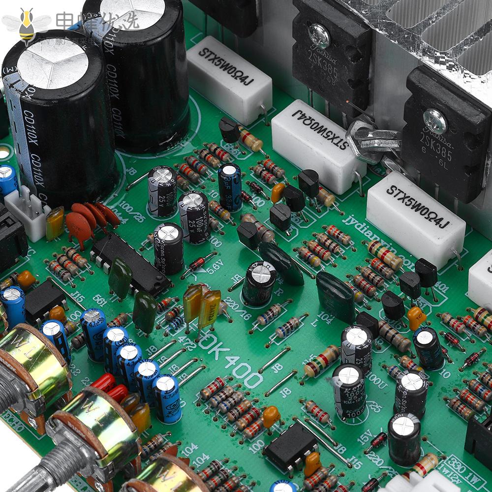场效应447/385_2.0声道250W_250W混响大功率功放板
