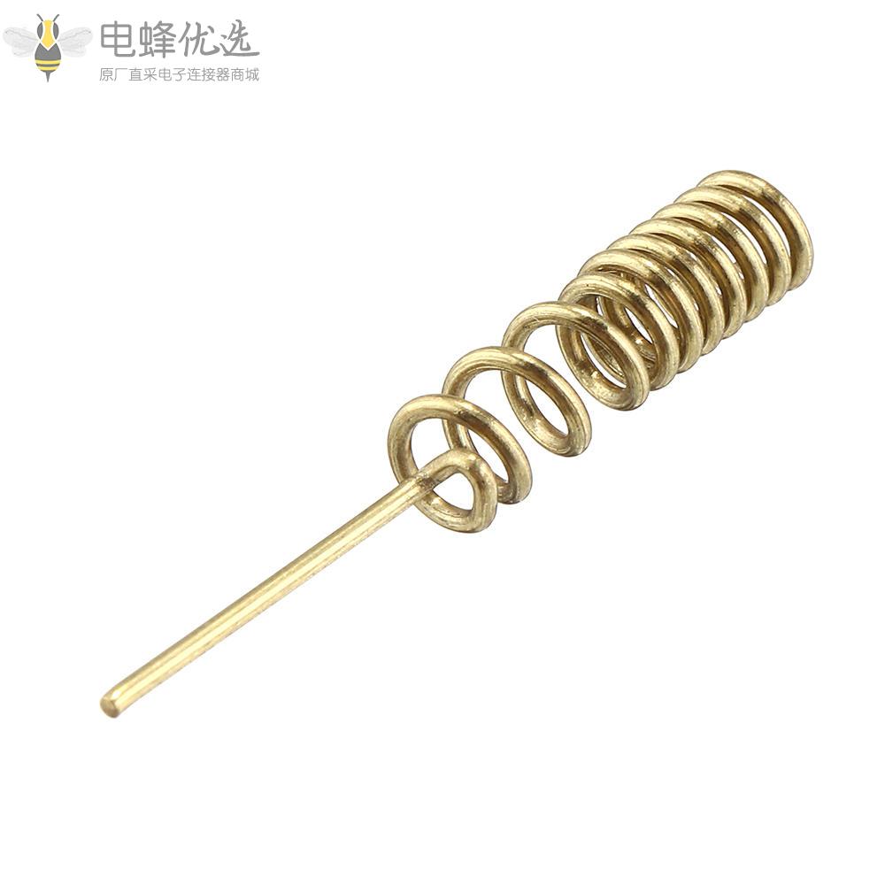 5件铜GSM_GPRS直弯弹簧天线粗铜螺旋线圈绕线天线GSM主板焊接DIY