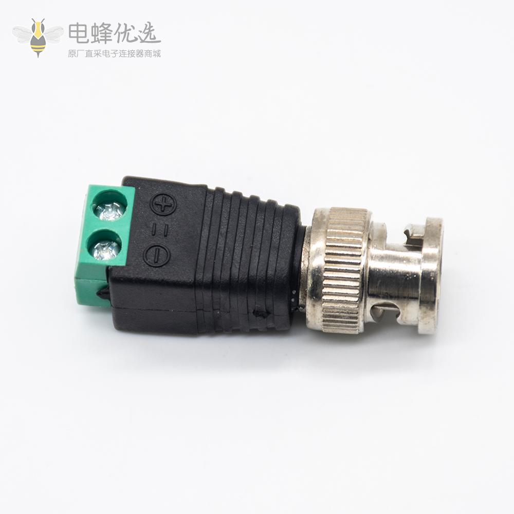 黑色外壳绝缘直式公头 BNC射频同轴连接器